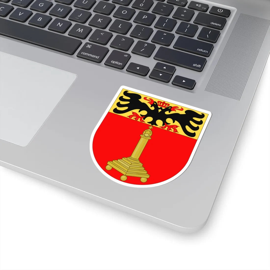 Wapen van Sint-Truiden (Belgium) (Coat of Arms) STICKER Vinyl Kiss-Cut Decal - The Sticker Space
