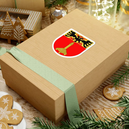 Wapen van Sint-Truiden (Belgium) (Coat of Arms) STICKER Vinyl Kiss-Cut Decal - The Sticker Space