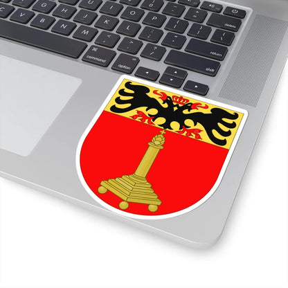 Wapen van Sint-Truiden (Belgium) (Coat of Arms) STICKER Vinyl Kiss-Cut Decal - The Sticker Space