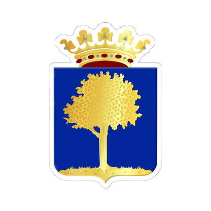 Wapen van Stad Delden (Netherlands) (Coat of Arms) STICKER Vinyl Kiss-Cut Decal 6 Inch White - The Sticker Space