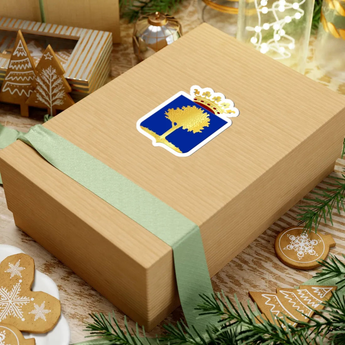 Wapen van Stad Delden (Netherlands) (Coat of Arms) STICKER Vinyl Kiss-Cut Decal - The Sticker Space