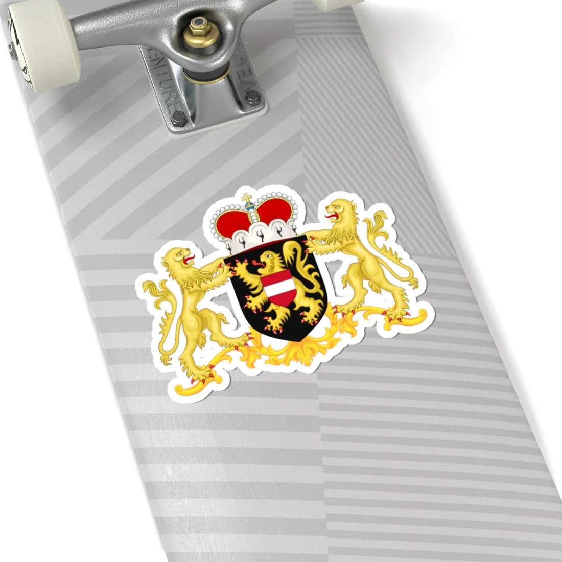 Wapen van Vlaams-Brabant (Belgium) (Coat of Arms) STICKER Vinyl Kiss-Cut Decal - The Sticker Space