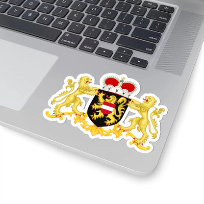 Wapen van Vlaams-Brabant (Belgium) (Coat of Arms) STICKER Vinyl Kiss-Cut Decal - The Sticker Space