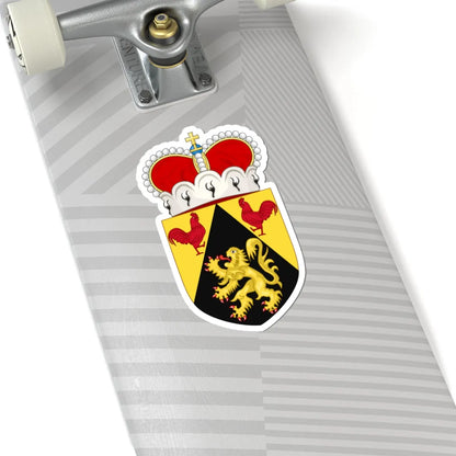 Wapen van Waals-Brabant (Belgium) (Coat of Arms) STICKER Vinyl Kiss-Cut Decal - The Sticker Space