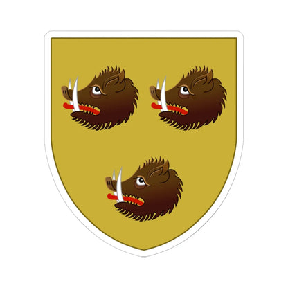 Wapen van Wommelgem (Belgium) (Coat of Arms) STICKER Vinyl Kiss-Cut Decal 6 Inch White - The Sticker Space