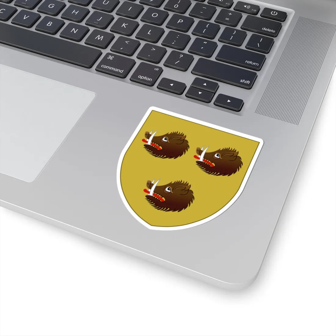 Wapen van Wommelgem (Belgium) (Coat of Arms) STICKER Vinyl Kiss-Cut Decal - The Sticker Space