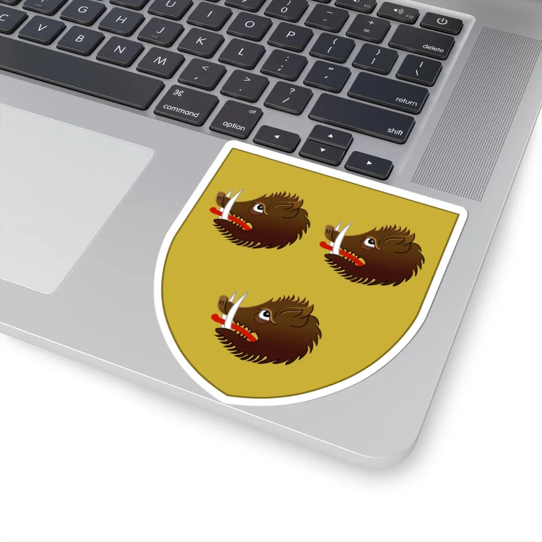 Wapen van Wommelgem (Belgium) (Coat of Arms) STICKER Vinyl Kiss-Cut Decal - The Sticker Space