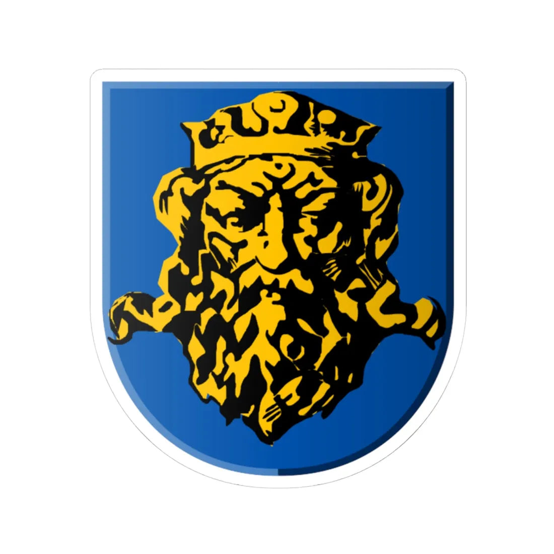 Wapen van Wormer (Netherlands) (Coat of Arms) STICKER Vinyl Kiss-Cut Decal 4 Inch White - The Sticker Space