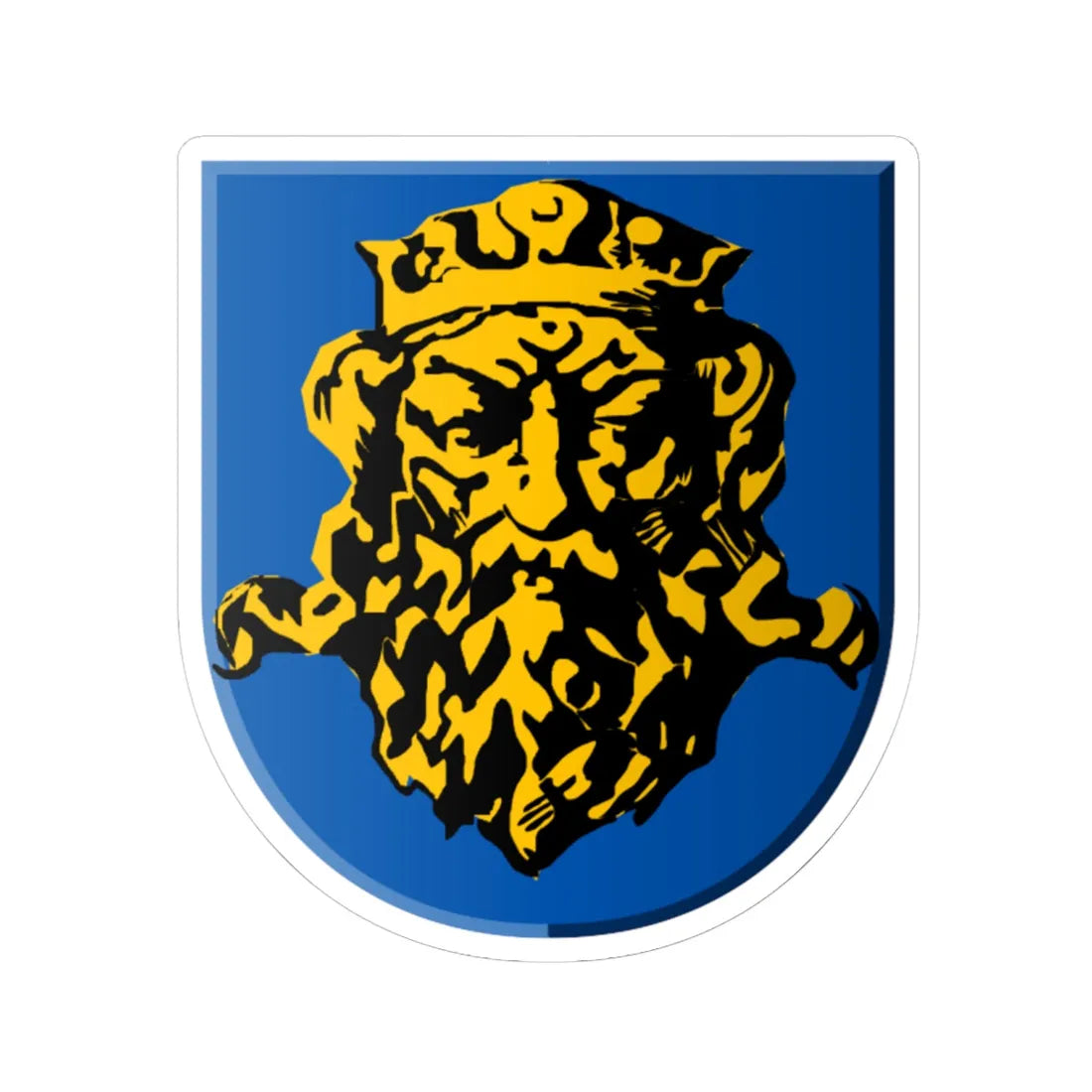 Wapen van Wormer (Netherlands) (Coat of Arms) STICKER Vinyl Kiss-Cut Decal 6 Inch White - The Sticker Space