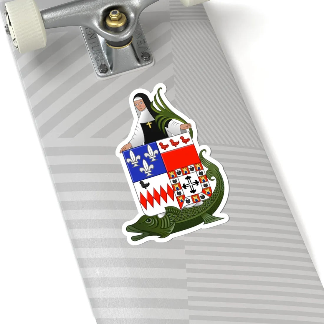 Wapen van Zandhoven (Belgium) (Coat of Arms) STICKER Vinyl Kiss-Cut Decal - The Sticker Space