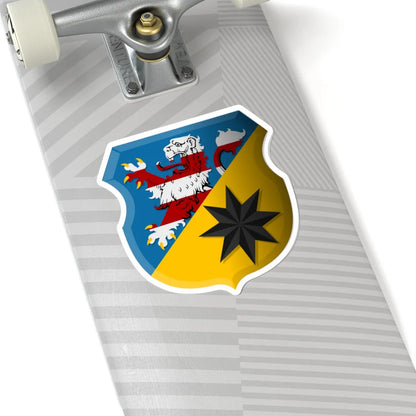 Wapen Waldeck-Frankenberg (Germany) (Coat of Arms) STICKER Vinyl Kiss-Cut Decal - The Sticker Space