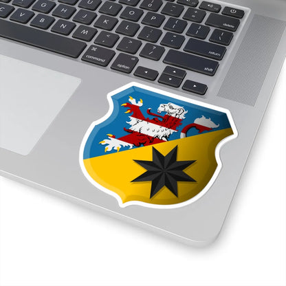 Wapen Waldeck-Frankenberg (Germany) (Coat of Arms) STICKER Vinyl Kiss-Cut Decal - The Sticker Space