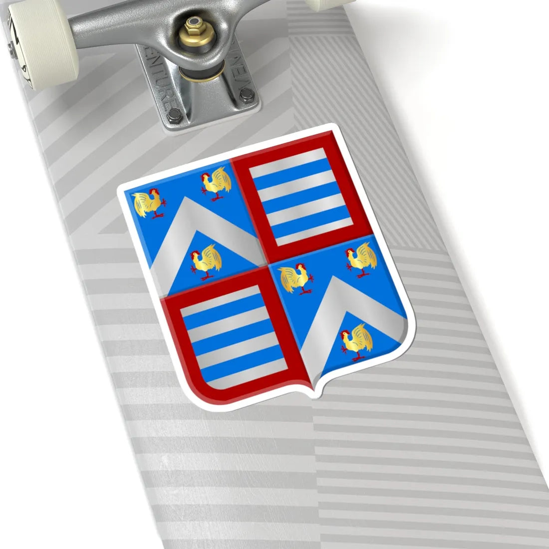 Wapen Westmalle (Belgium) (Coat of Arms) STICKER Vinyl Kiss-Cut Decal - The Sticker Space