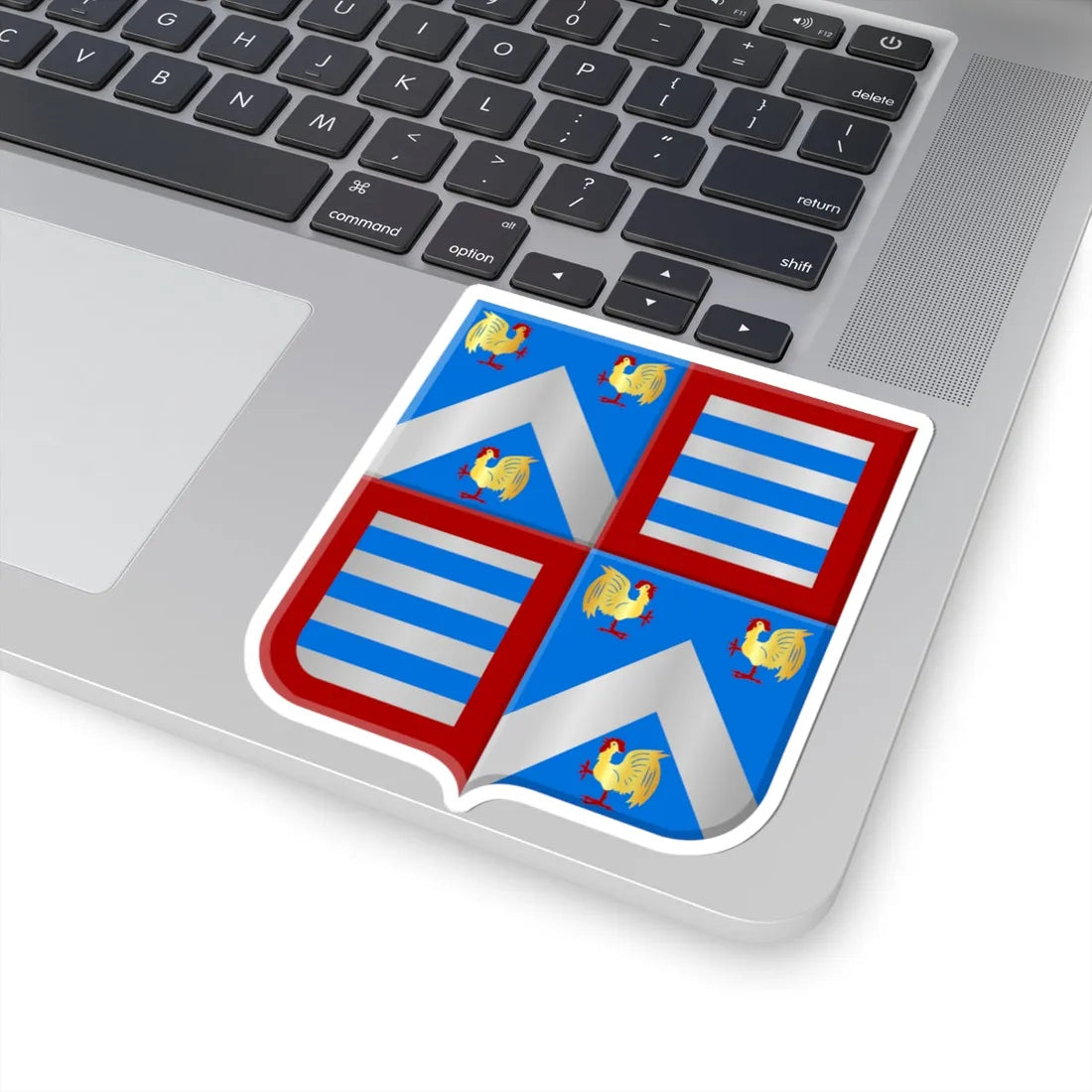 Wapen Westmalle (Belgium) (Coat of Arms) STICKER Vinyl Kiss-Cut Decal - The Sticker Space