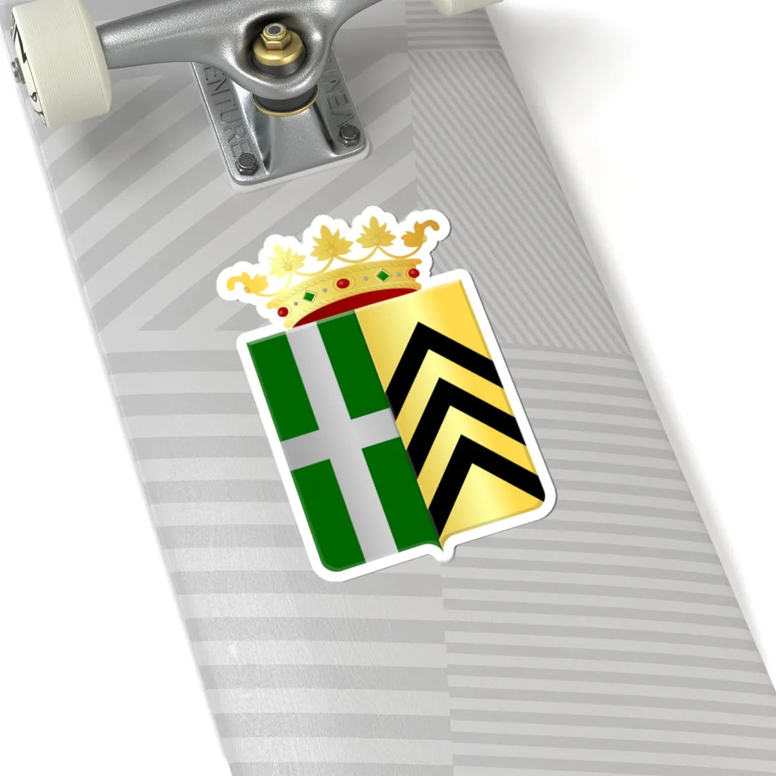 Wapen Zinnik (Belgium) (Coat of Arms) STICKER Vinyl Kiss-Cut Decal - The Sticker Space