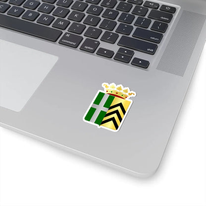Wapen Zinnik (Belgium) (Coat of Arms) STICKER Vinyl Kiss-Cut Decal - The Sticker Space