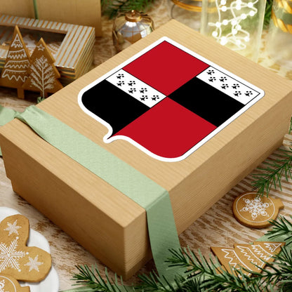 Wapenschild Destelbergen (Belgium) (Coat of Arms) STICKER Vinyl Kiss-Cut Decal - The Sticker Space