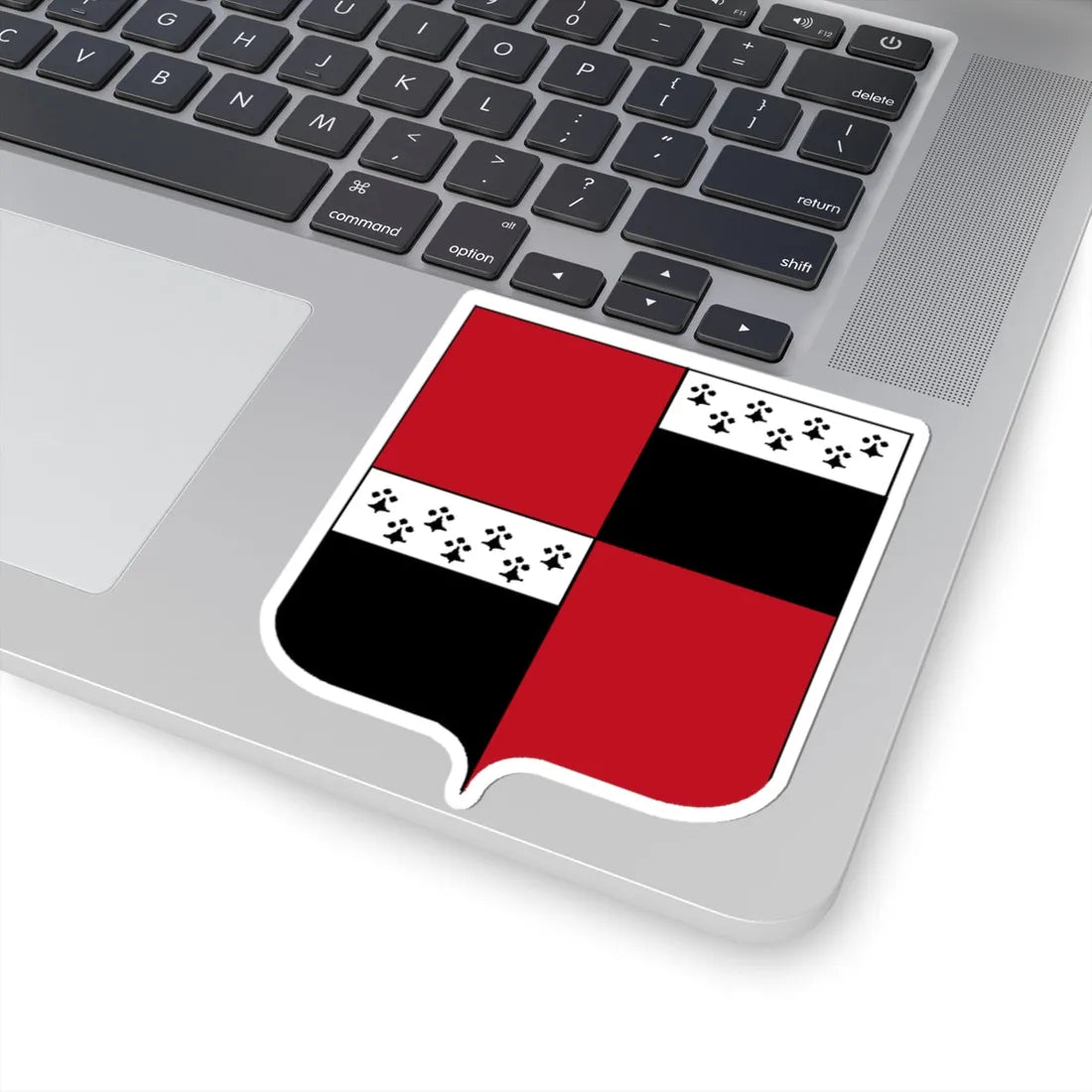 Wapenschild Destelbergen (Belgium) (Coat of Arms) STICKER Vinyl Kiss-Cut Decal - The Sticker Space