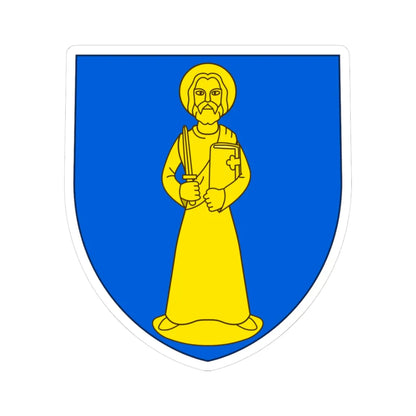 Wapenschild Merksem (Belgium) (Coat of Arms) STICKER Vinyl Kiss-Cut Decal 3 Inch White - The Sticker Space