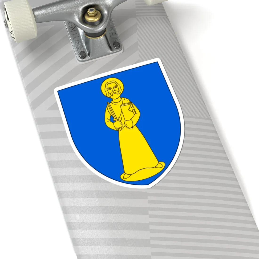 Wapenschild Merksem (Belgium) (Coat of Arms) STICKER Vinyl Kiss-Cut Decal - The Sticker Space