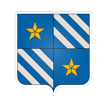 Wapenschild Olen (Belgium) (Coat of Arms) STICKER Vinyl Kiss-Cut Decal 6 Inch White - The Sticker Space