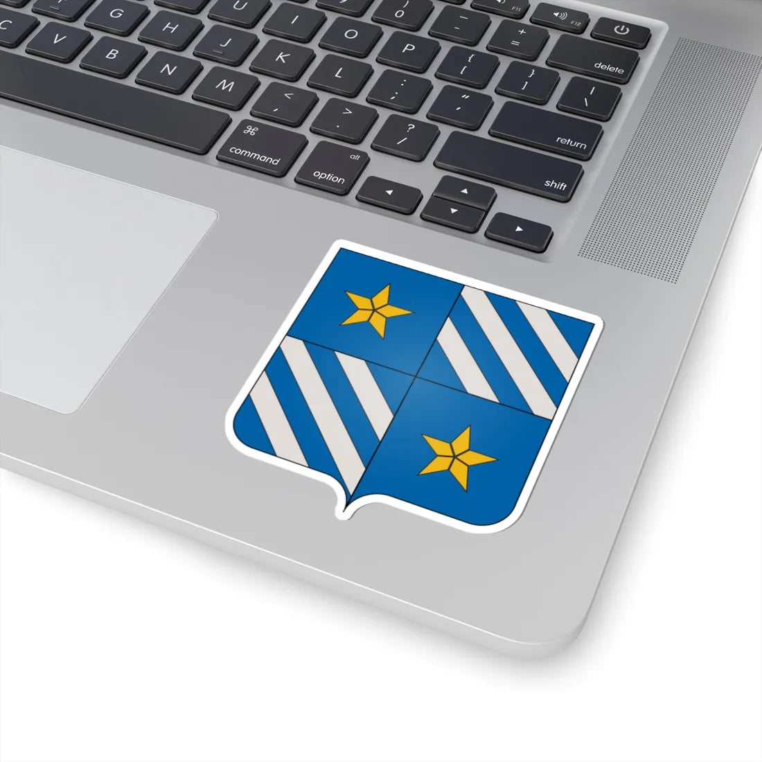 Wapenschild Olen (Belgium) (Coat of Arms) STICKER Vinyl Kiss-Cut Decal - The Sticker Space