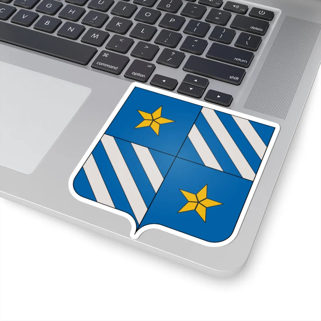 Wapenschild Olen (Belgium) (Coat of Arms) STICKER Vinyl Kiss-Cut Decal - The Sticker Space