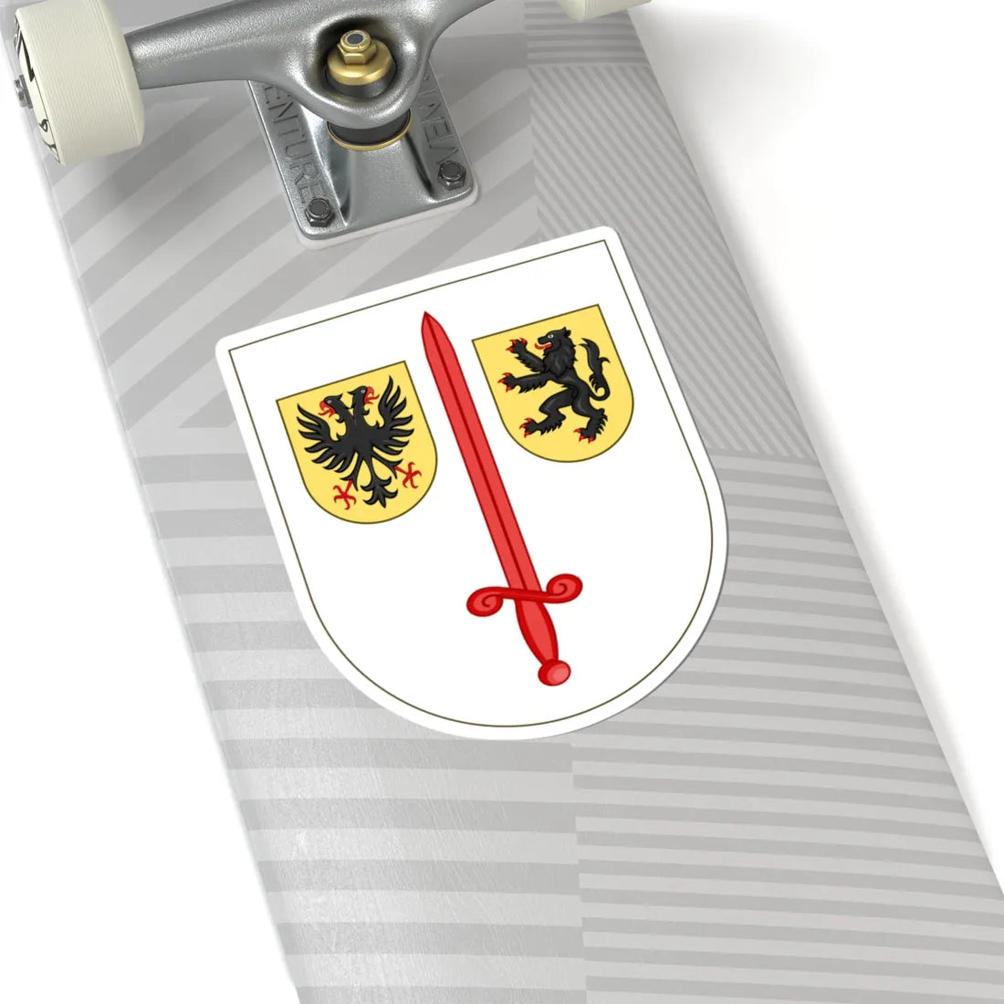 Wappen Aalst Ostflandern (Belgium) (Coat of Arms) STICKER Vinyl Kiss-Cut Decal - The Sticker Space