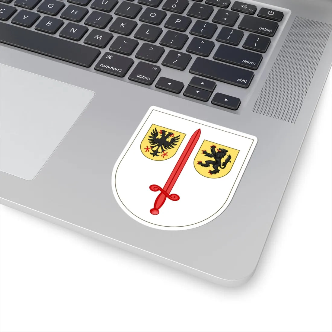 Wappen Aalst Ostflandern (Belgium) (Coat of Arms) STICKER Vinyl Kiss-Cut Decal - The Sticker Space