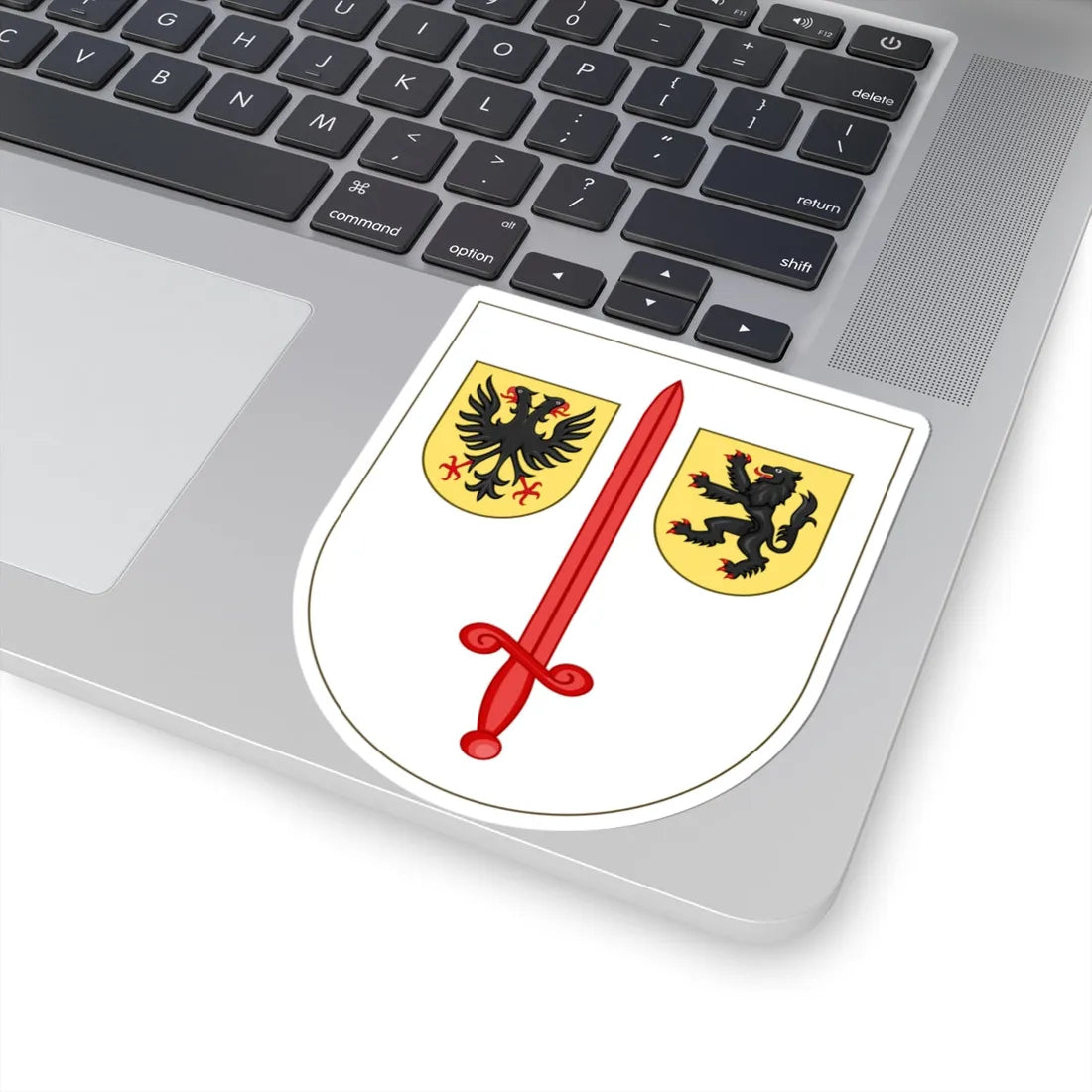 Wappen Aalst Ostflandern (Belgium) (Coat of Arms) STICKER Vinyl Kiss-Cut Decal - The Sticker Space