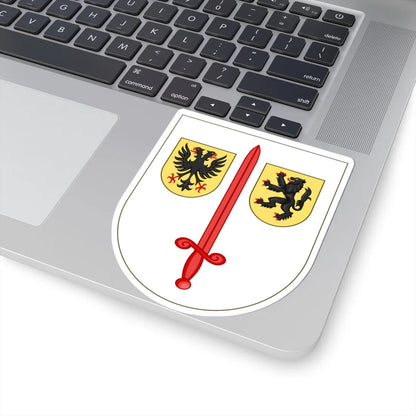 Wappen Aalst Ostflandern (Belgium) (Coat of Arms) STICKER Vinyl Kiss-Cut Decal - The Sticker Space