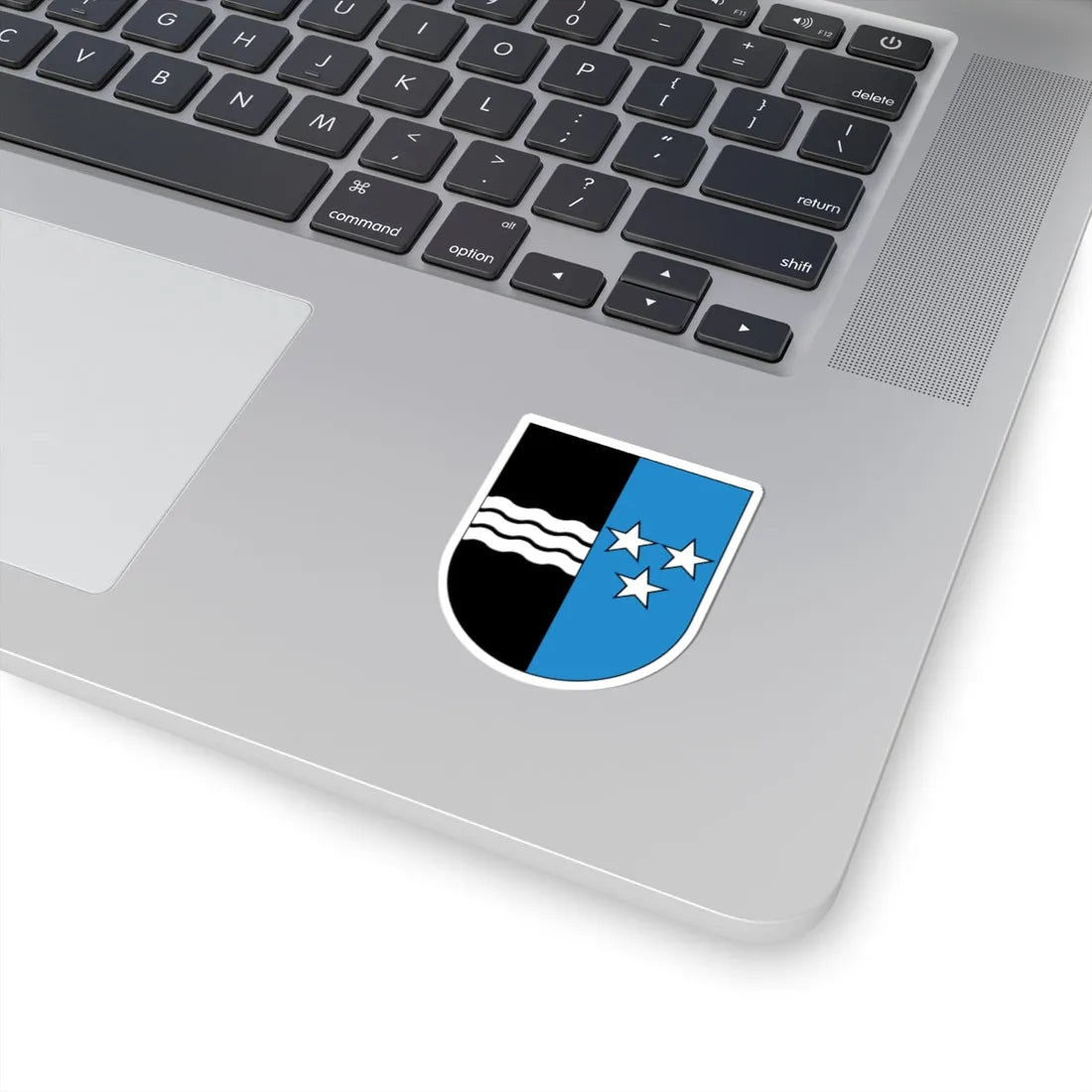 Wappen Aargau matt (Switzerland) (Coat of Arms) STICKER Vinyl Kiss-Cut Decal - The Sticker Space