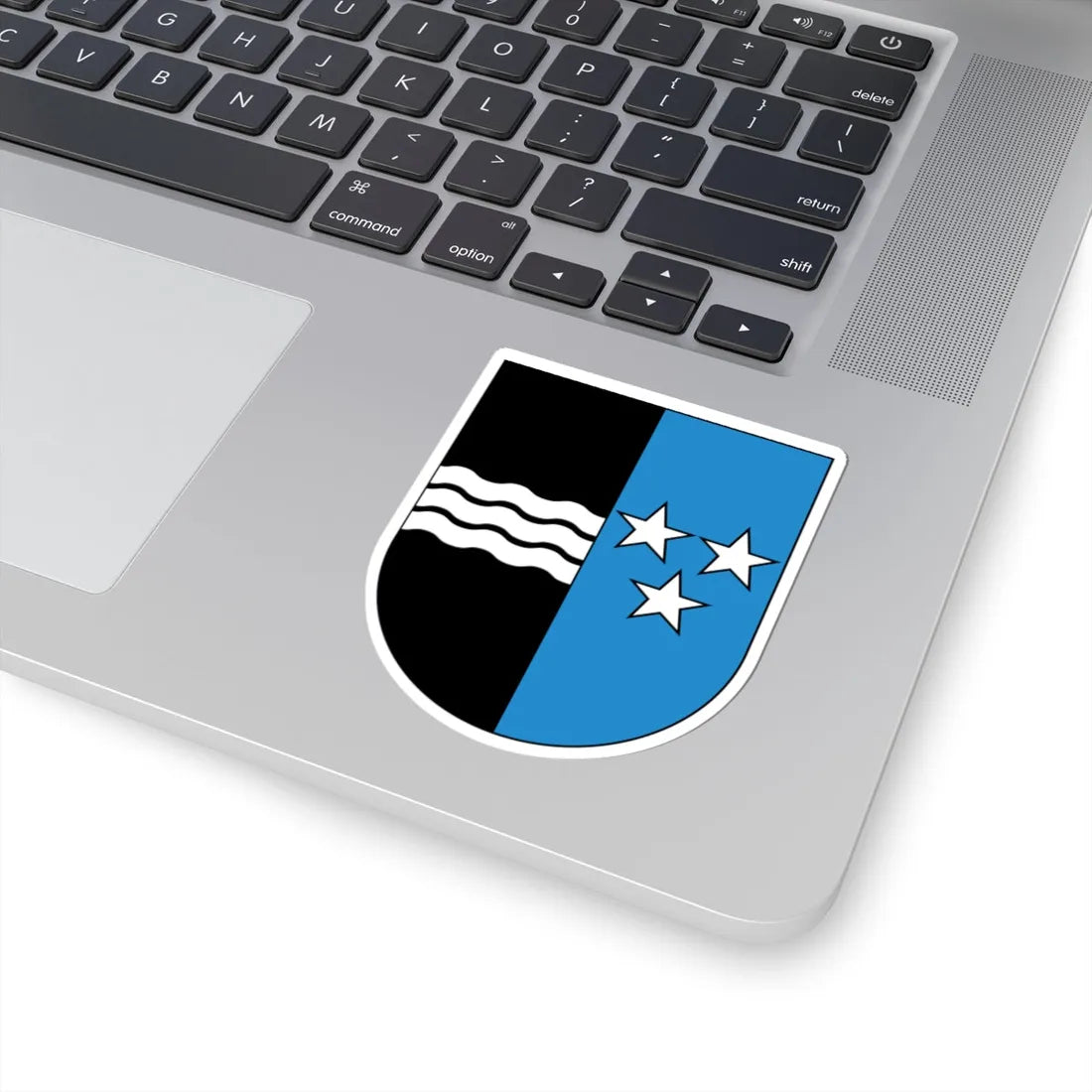 Wappen Aargau matt (Switzerland) (Coat of Arms) STICKER Vinyl Kiss-Cut Decal - The Sticker Space