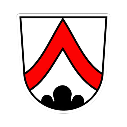 Wappen Absberg (Germany) (Coat of Arms) STICKER Vinyl Kiss-Cut Decal 2 Inch White - The Sticker Space