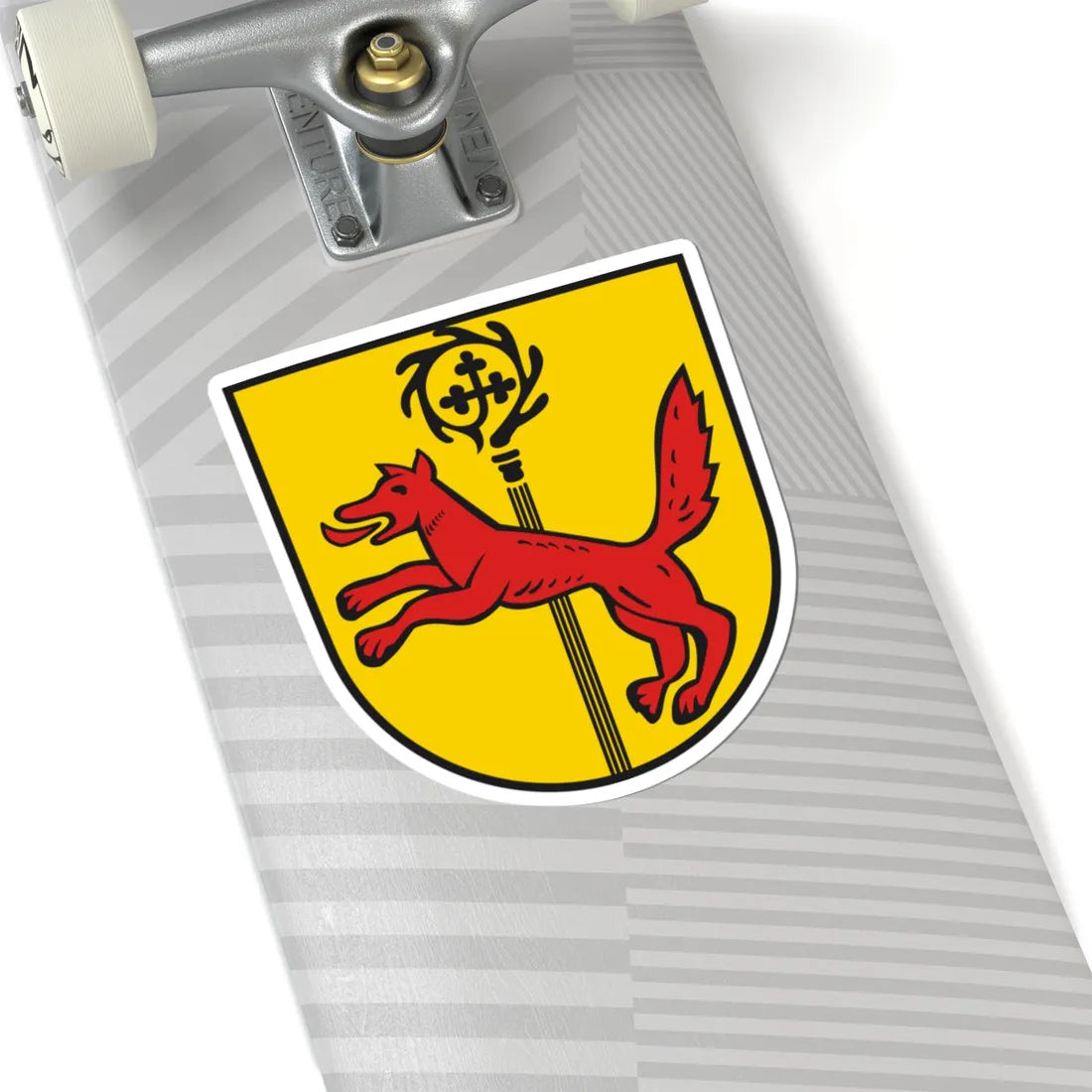 Wappen Abtswind (Germany) (Coat of Arms) STICKER Vinyl Kiss-Cut Decal - The Sticker Space