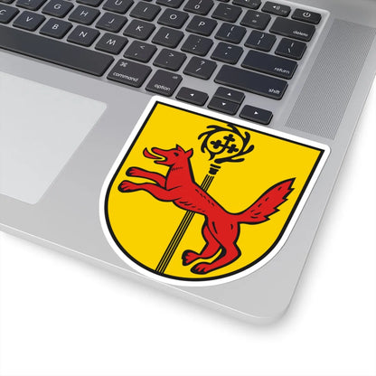 Wappen Abtswind (Germany) (Coat of Arms) STICKER Vinyl Kiss-Cut Decal - The Sticker Space