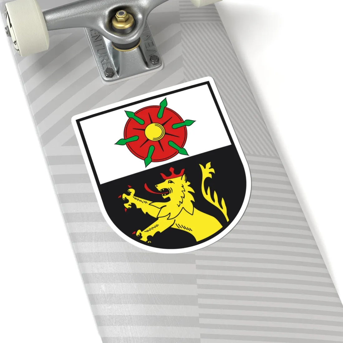 Wappen Achtelsbach (Germany) (Coat of Arms) STICKER Vinyl Kiss-Cut Decal - The Sticker Space
