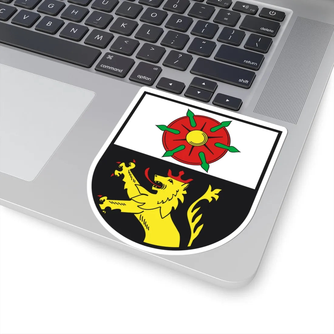 Wappen Achtelsbach (Germany) (Coat of Arms) STICKER Vinyl Kiss-Cut Decal - The Sticker Space