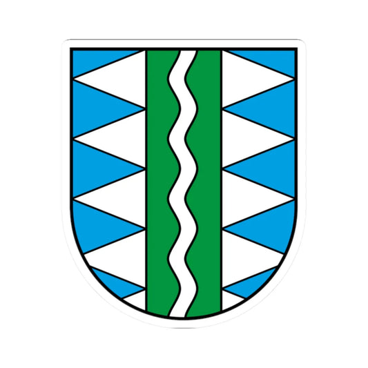 Wappen Ahrntal (Italy) (Coat of Arms) STICKER Vinyl Kiss-Cut Decal 2 Inch White - The Sticker Space