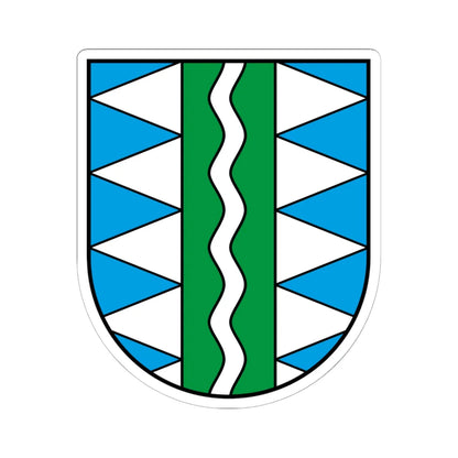 Wappen Ahrntal (Italy) (Coat of Arms) STICKER Vinyl Kiss-Cut Decal 6 Inch White - The Sticker Space