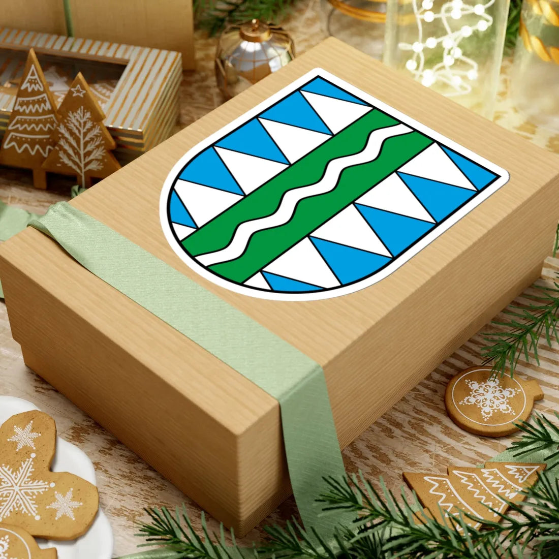 Wappen Ahrntal (Italy) (Coat of Arms) STICKER Vinyl Kiss-Cut Decal - The Sticker Space