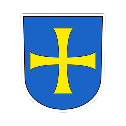 Wappen-Albisrieden (Switzerland) (Coat of Arms) STICKER Vinyl Kiss-Cut Decal 3 Inch White - The Sticker Space