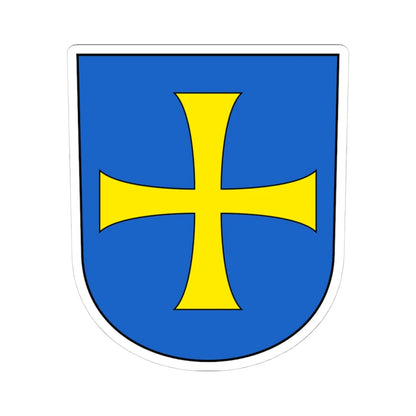 Wappen-Albisrieden (Switzerland) (Coat of Arms) STICKER Vinyl Kiss-Cut Decal 4 Inch White - The Sticker Space