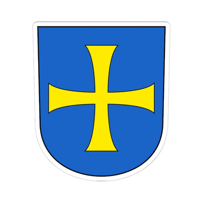 Wappen-Albisrieden (Switzerland) (Coat of Arms) STICKER Vinyl Kiss-Cut Decal 6 Inch White - The Sticker Space