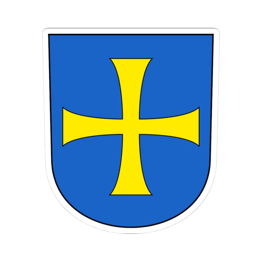 Wappen-Albisrieden (Switzerland) (Coat of Arms) STICKER Vinyl Kiss-Cut Decal - The Sticker Space