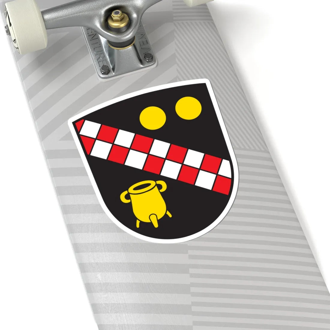 Wappen Altenmuenster (Germany) (Coat of Arms) STICKER Vinyl Kiss-Cut Decal - The Sticker Space