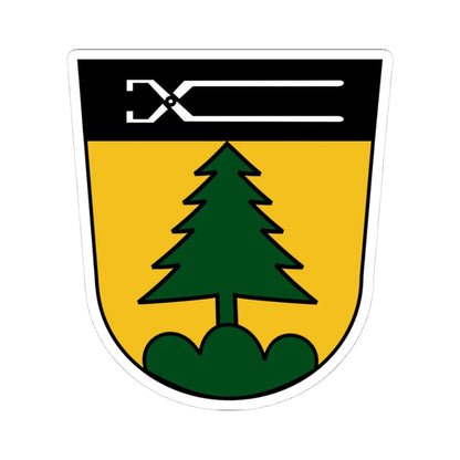 Wappen Altenthann (Germany) (Coat of Arms) STICKER Vinyl Kiss-Cut Decal 4 Inch White - The Sticker Space