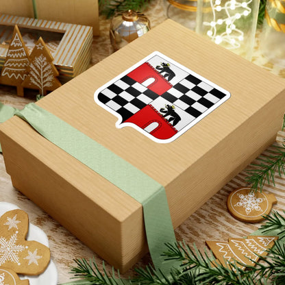 Wappen Anhalt geviert (Germany) (Coat of Arms) STICKER Vinyl Kiss-Cut Decal - The Sticker Space