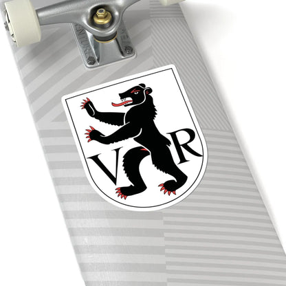 Wappen Appenzell Ausserrhoden matt (Switzerland) (Coat of Arms) STICKER Vinyl Kiss-Cut Decal - The Sticker Space