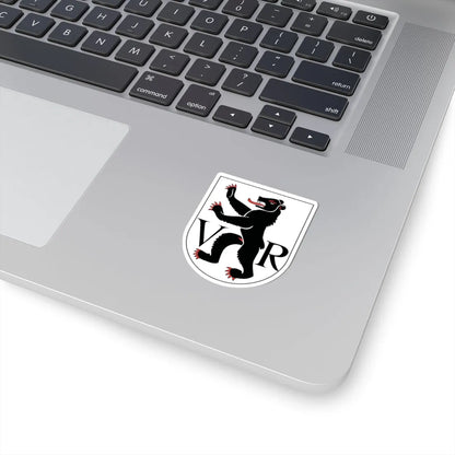 Wappen Appenzell Ausserrhoden matt (Switzerland) (Coat of Arms) STICKER Vinyl Kiss-Cut Decal - The Sticker Space